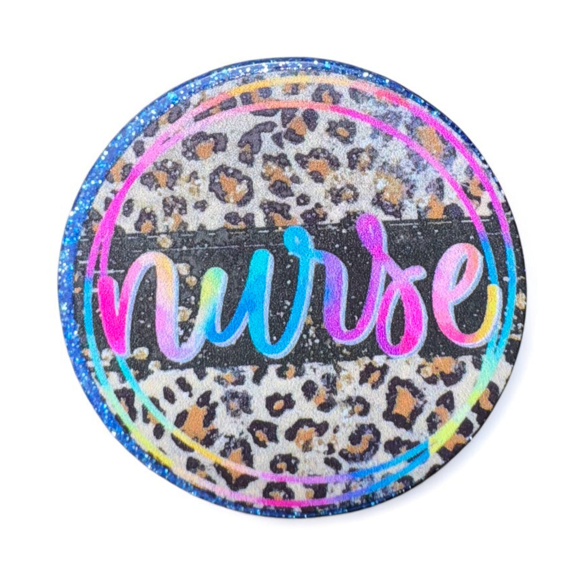 Leopard Nurse Acrylic Focal