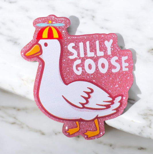 Silly Goose Acrylic Flatback