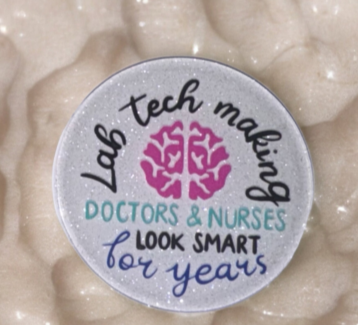 Lab Tech Acrylic Flatback