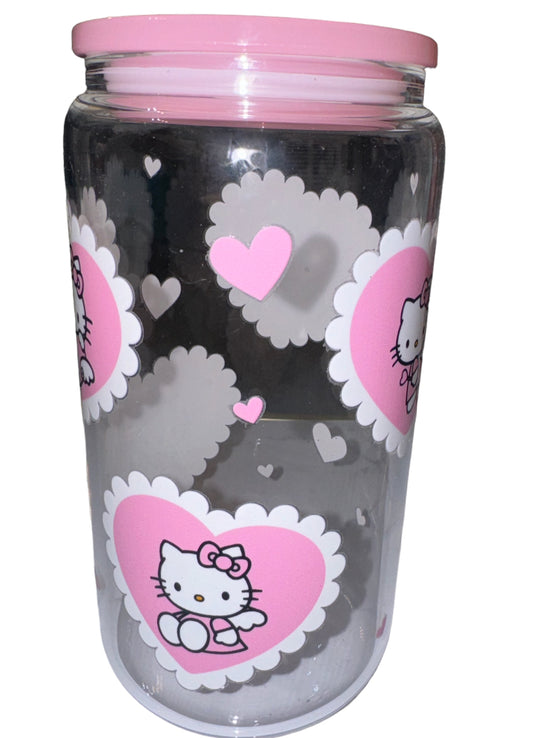 HK Heart Glass Cup