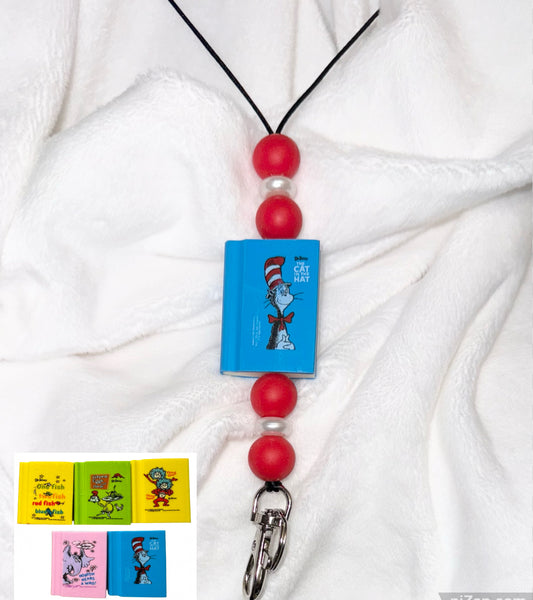 Cat Book Lanyard