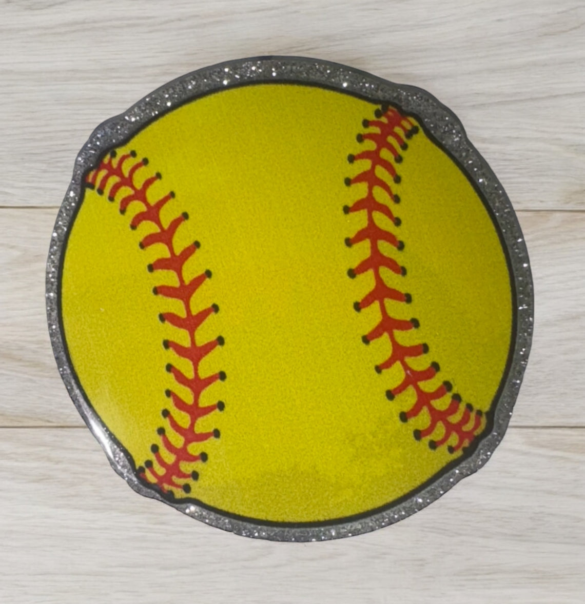 Softball Acrylic Flatbacks