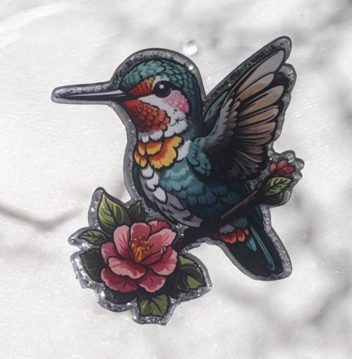 Hummingbird Acrylic Flatbacks