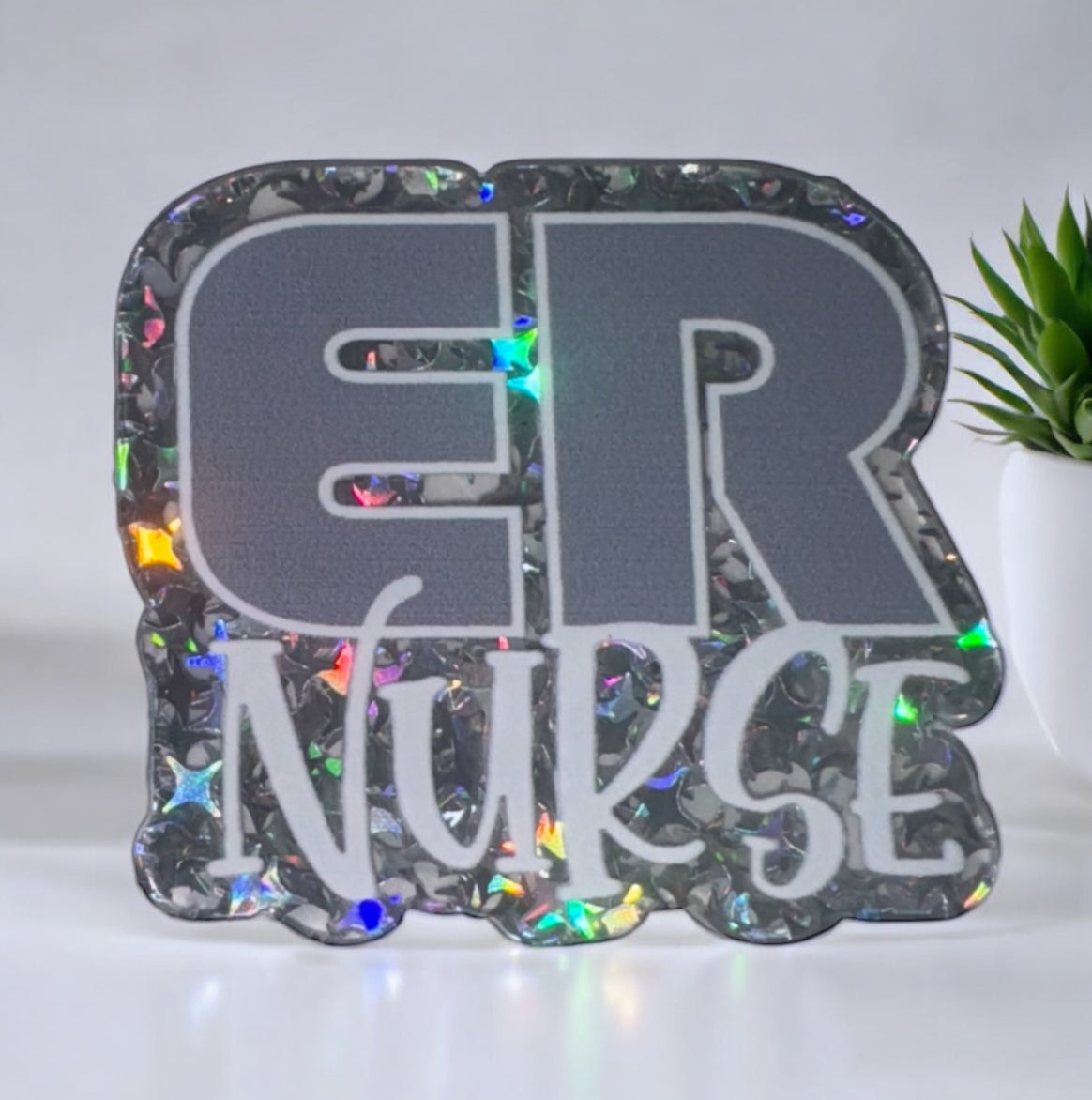 ER Nurse Acrylic Flatbacks