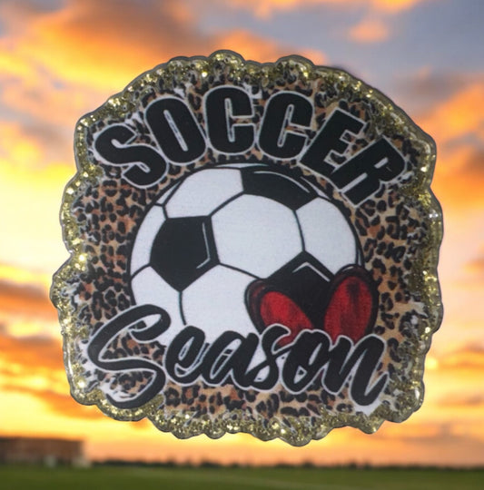 Soccer Season Acrylic Flatback