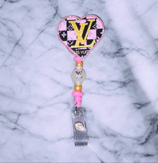 Beaded Badge Reel