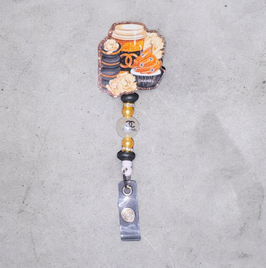 Beaded Badge Reel