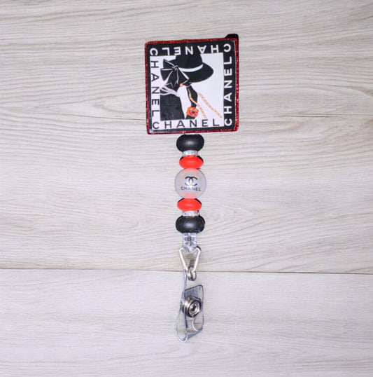 Beaded Badge Reel