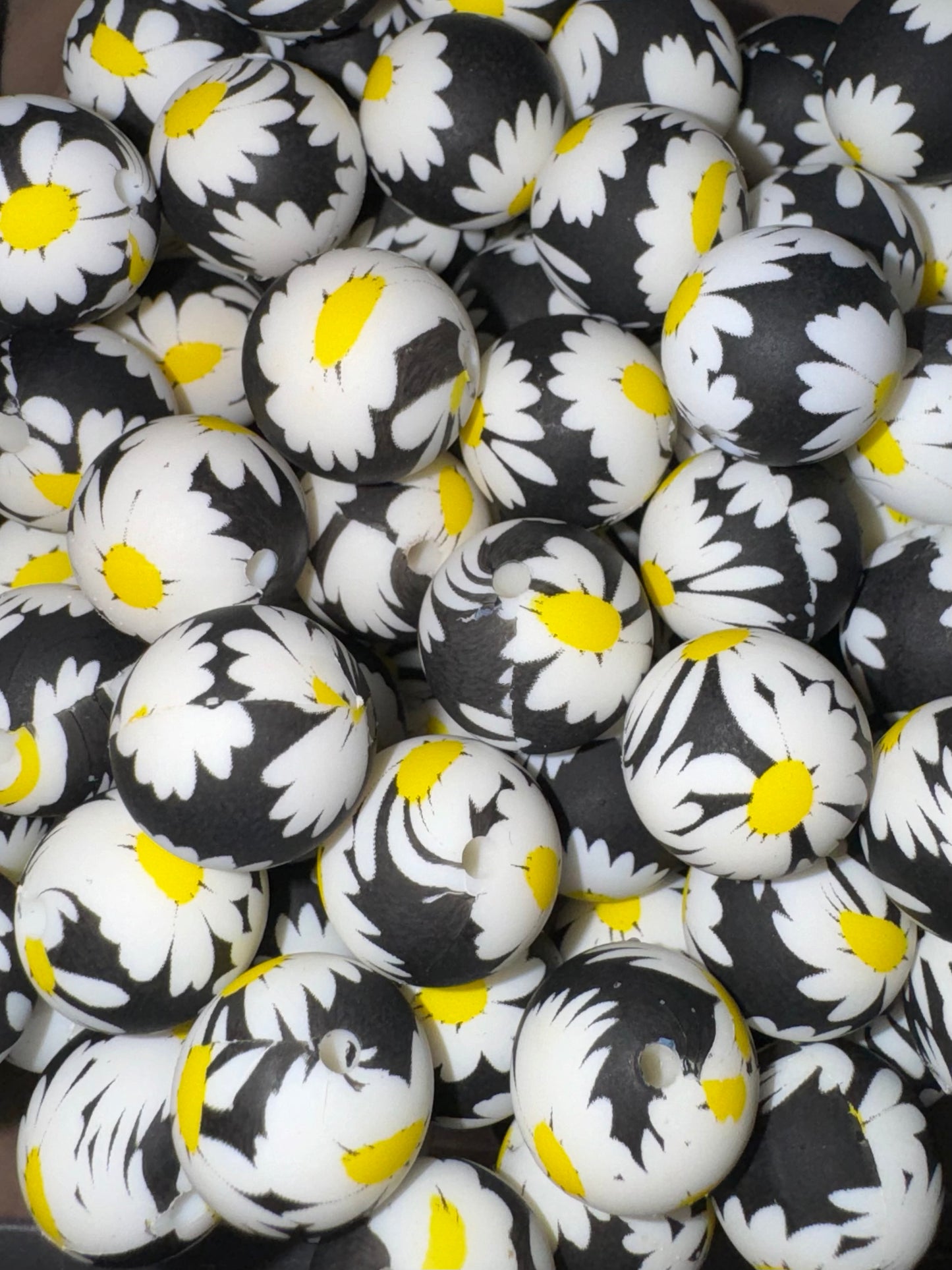 Daisy Silicone Beads