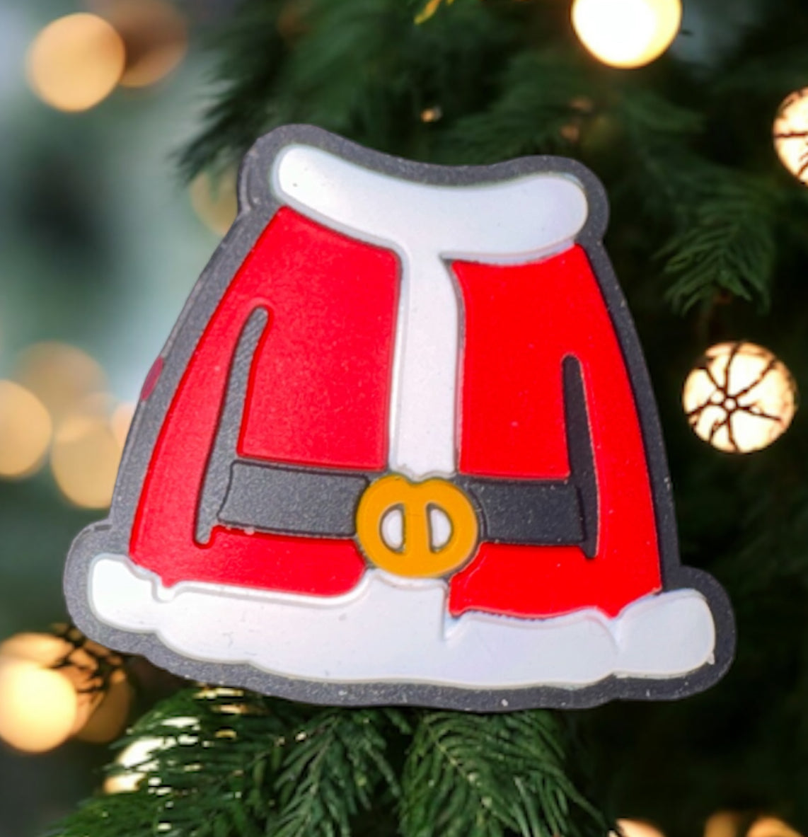 Santa Suit Silicone Focal