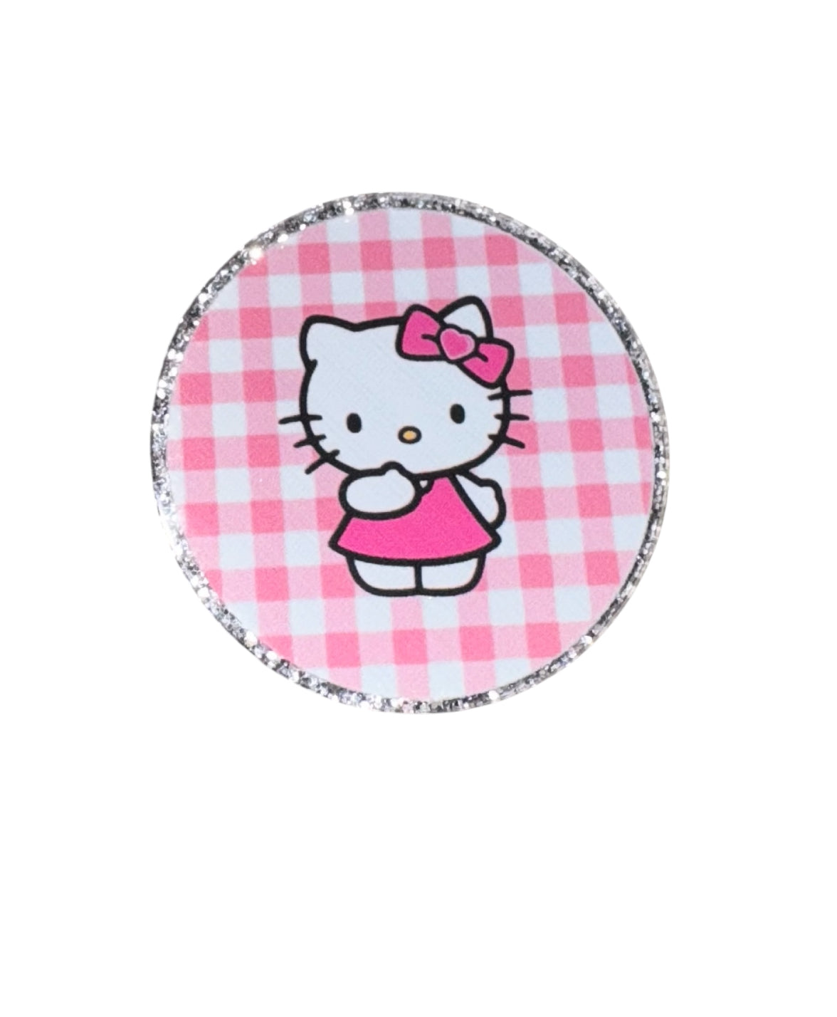HK PLAID ACRYLIC FLATBACK