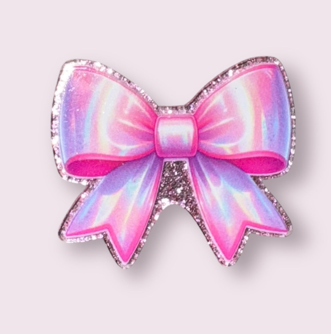Pink Bow Acrylic Flatback