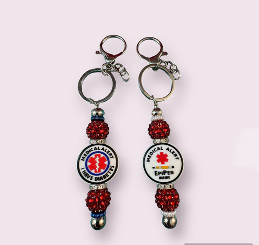 Medical Alert Keychain & Bag Tags