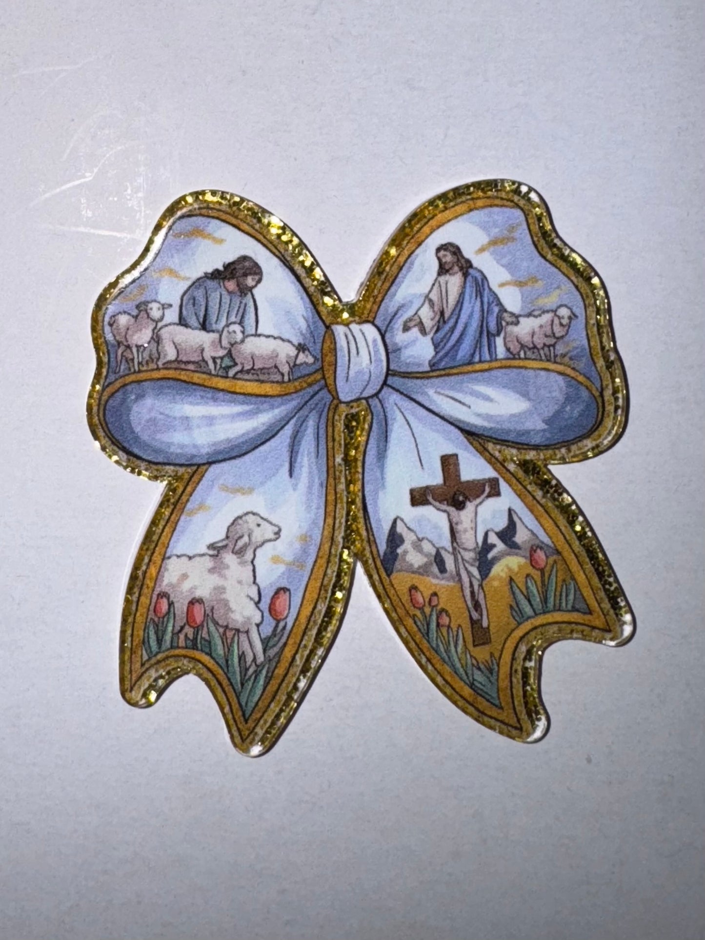 JESUS BOW ACRYLIC FLATBACK