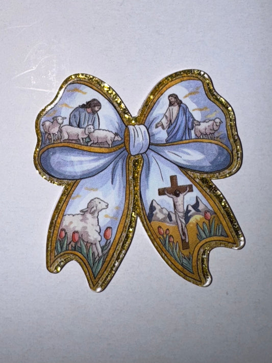 JESUS BOW ACRYLIC FLATBACK