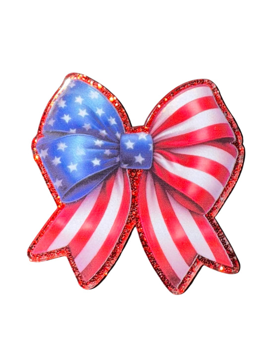 USA BOW ACRYLIC FLATBACK