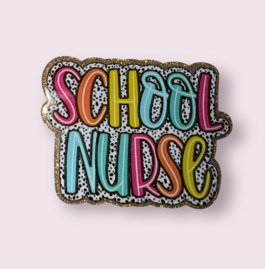 SCHOOL NURSE ACRYLIC FLATBACK