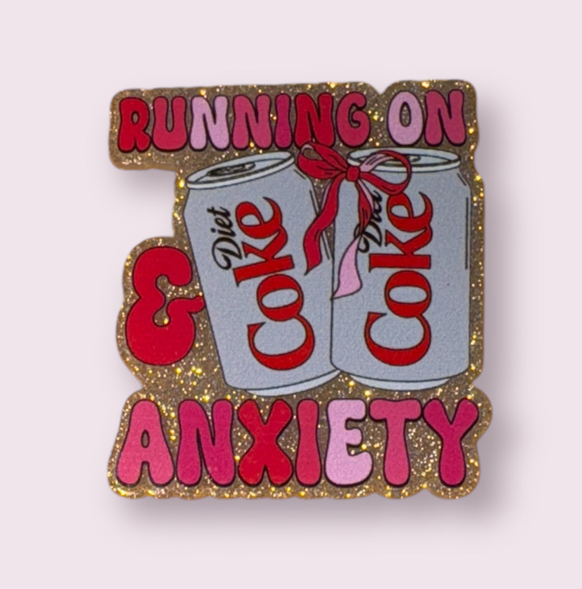 RUNNING ON D.C AND ANXIETY ACRYLIC FLATBACK