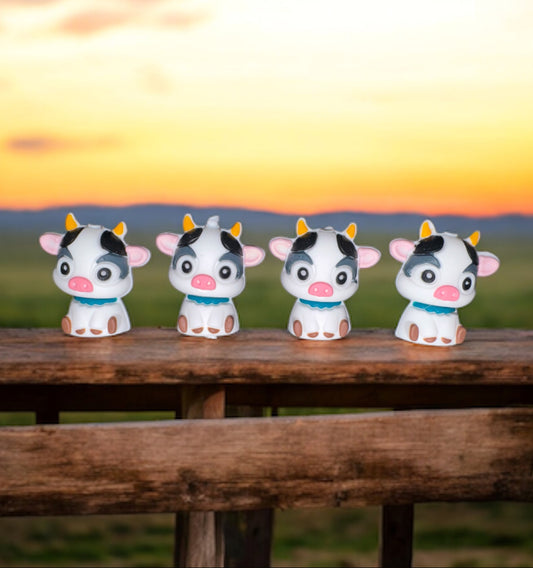 3D Cow Silicone Focal