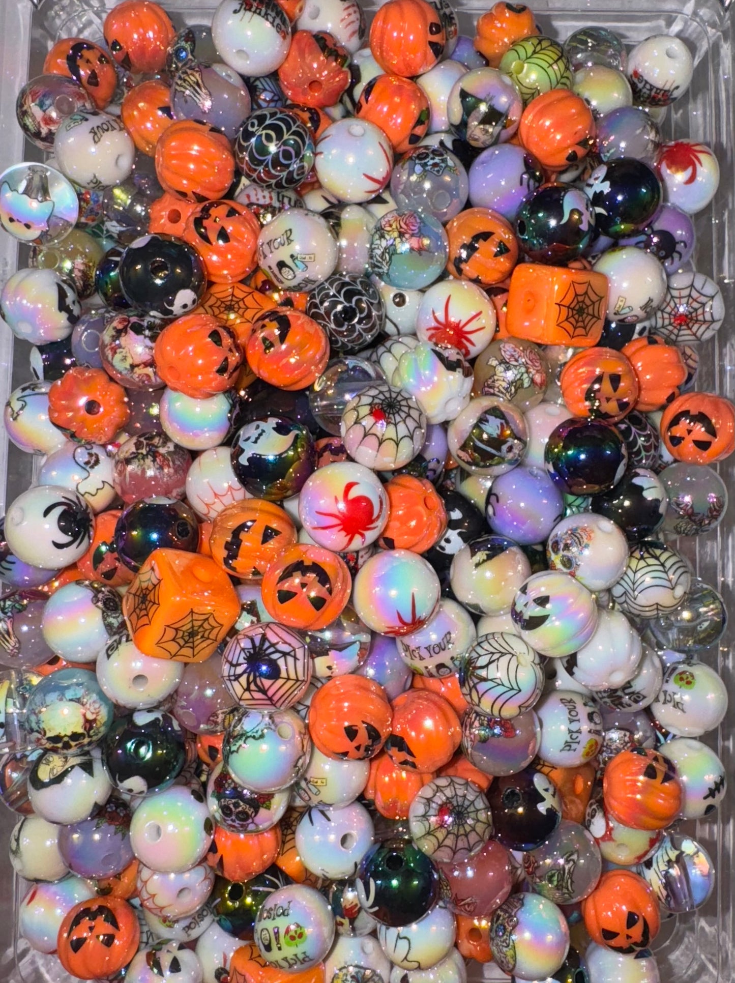 Halloween Acrylic Bead Mix