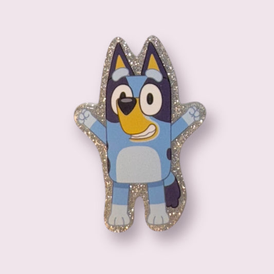 Blue Character Acrylic Flatback