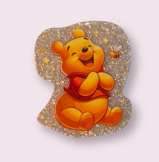 Honey Bear Giggles Acrylic Flatback