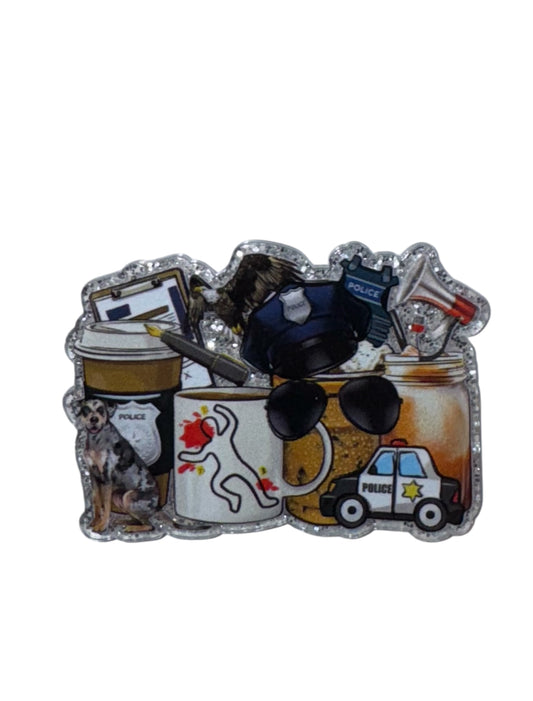 Police Acrylic Flatback