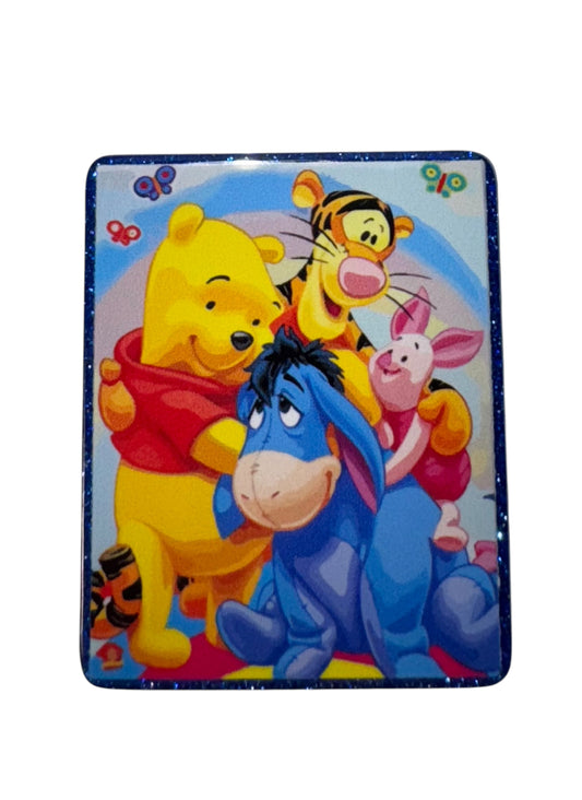 Honey Bear Family Acrylic Flatback