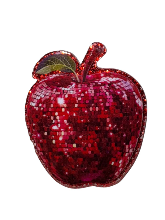 Apple Disco Ball Acrylic Flatback
