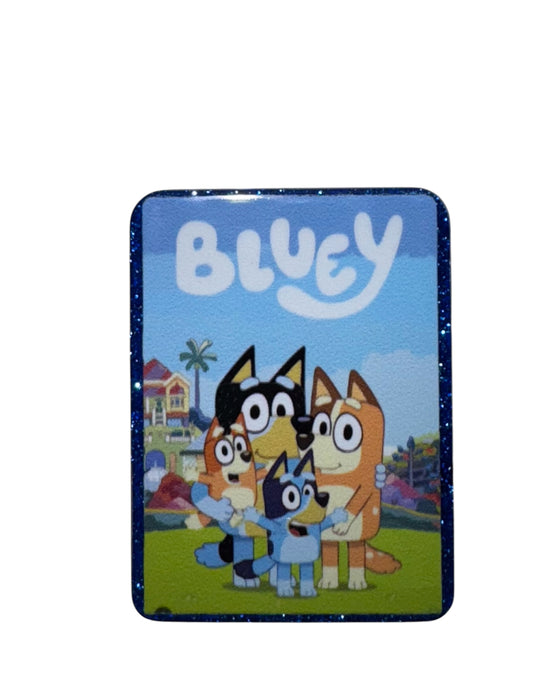 Blu Acrylic Flatback