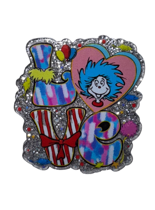 Book Character Acrylic Flatback
