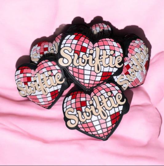 Swiftie Heart Silicone Focal