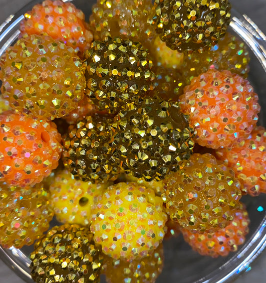 Fall Rhinestone Beads