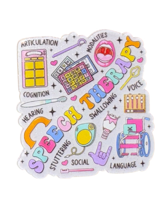 Speech Therapy Acrylic Flatback