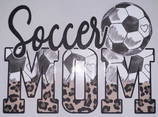 Soccer Mom UV DTF Decal