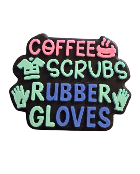 Coffee Scrubs Rubber Gloves Silicone Focal