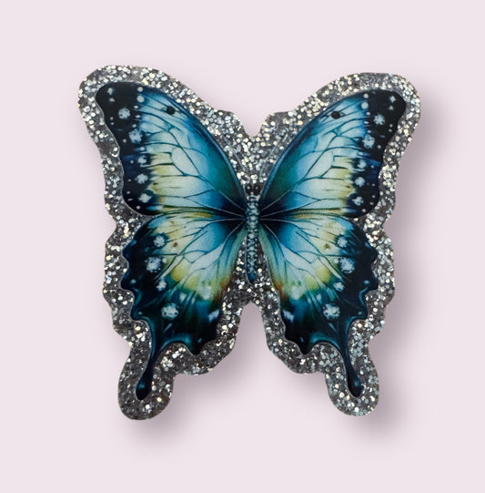 Blue Butterfly Acrylic Flatback