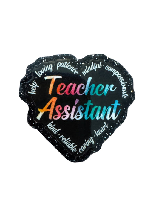 Teacher Assistant Acrylic Flatback