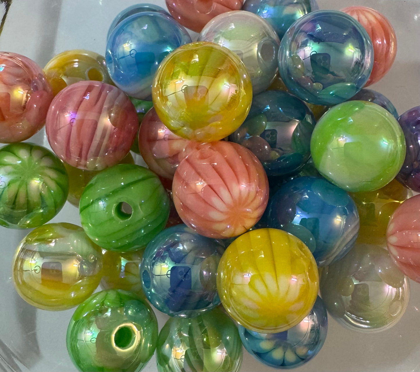 Striped Mixed Beads 20 Count