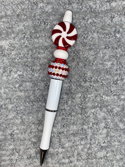 Peppermint Beaded Pen