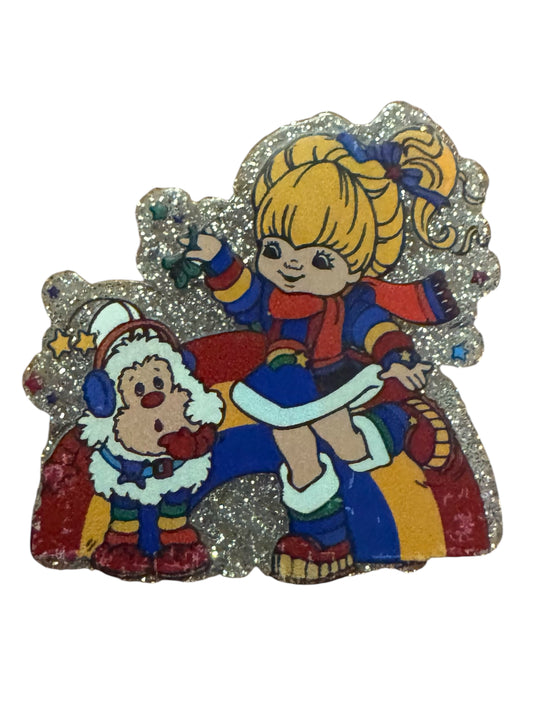 Rainbow Girl Acrylic Flatback