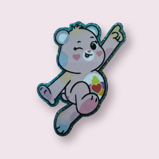 Caring Bear Acrylic Flatback