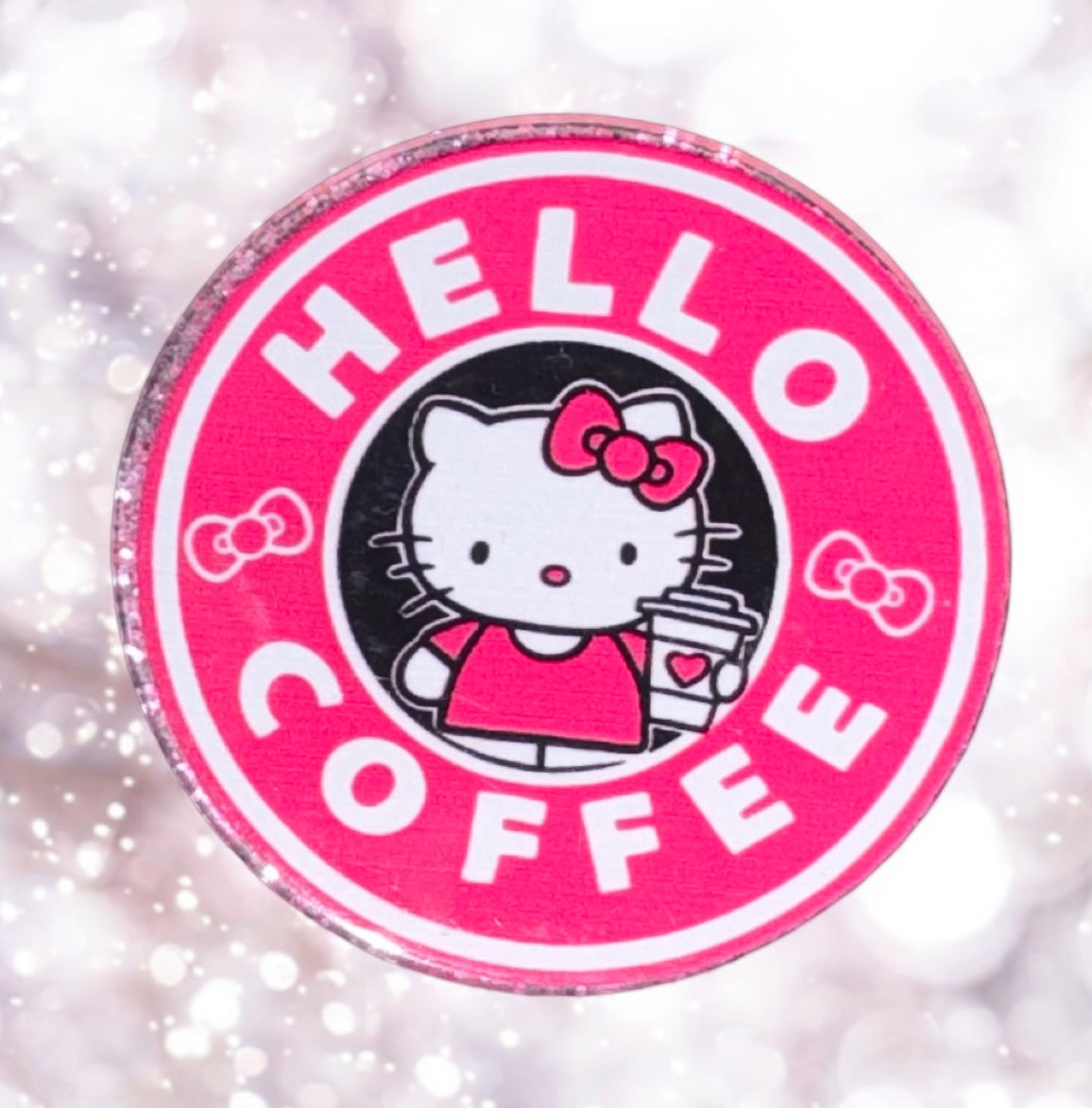 Hello Coffee Acrylic Flatback