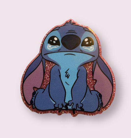 Blue Alien Acrylic Flatback