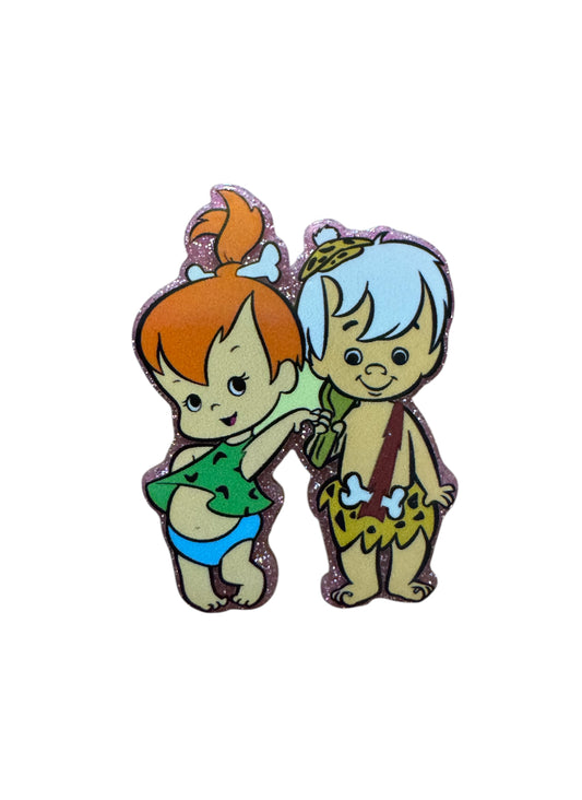 Flint Caveman Kids Acrylic Flatback