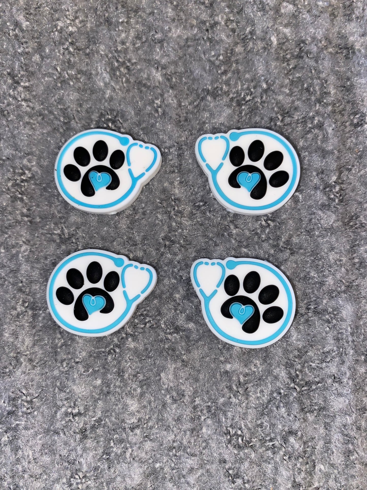 Paw Print Stethoscope Focal