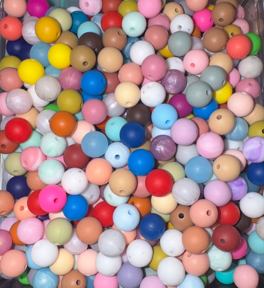 12mm Silicone Bead Mix