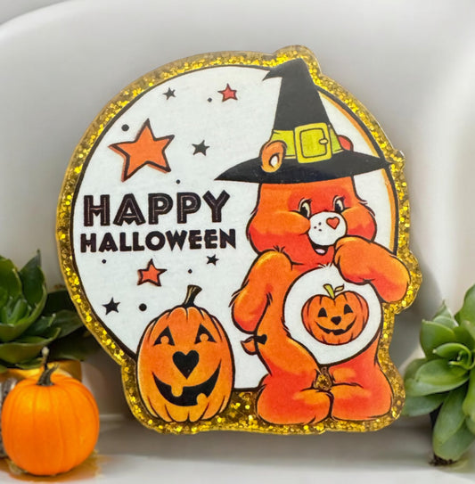Happy Halloween Bear Acrylic Flatback
