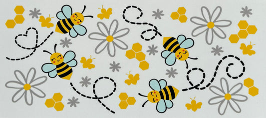 Bees UV DTF Wrap