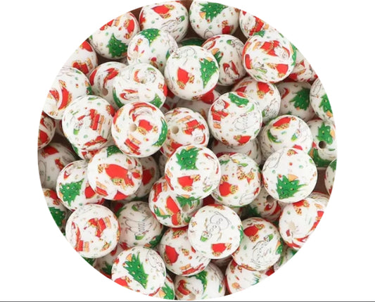 Christmas Silicone Beads